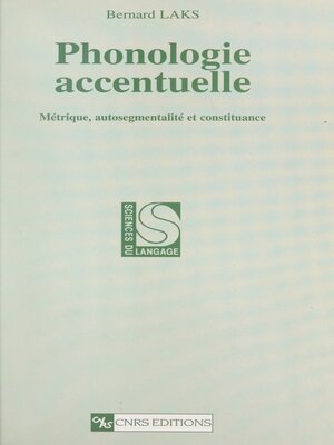 cover image of Phonologie accentuelle
